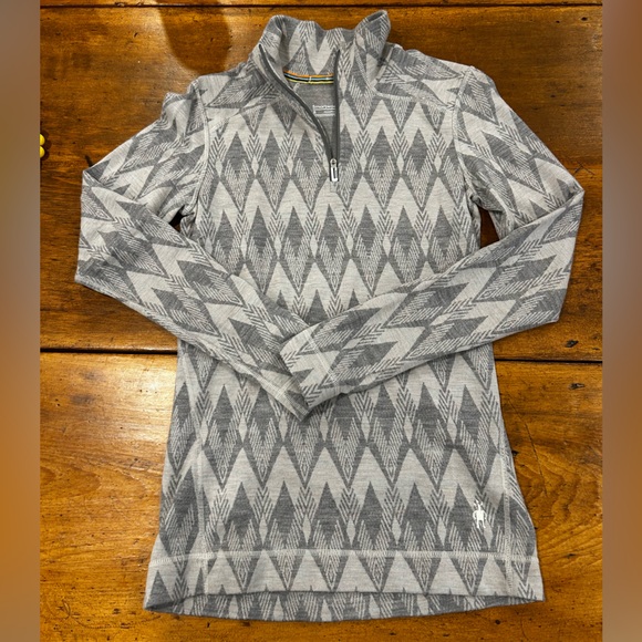 Smartwool Tops - Smartwool Women's Merino 250 Base Layer Pattern 1/4 Zip - Size Small